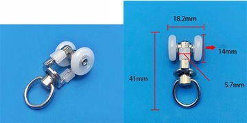 Лягушки для карнизов РУЛЕТЫ ДЛЯ ШТОР Тележка для металлических карнизов 12 шт.