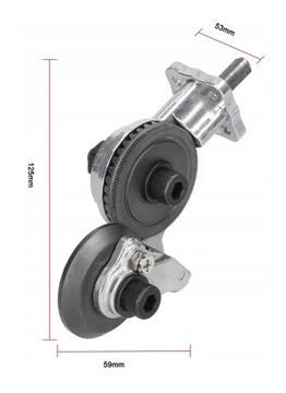 Adapter przystawka nożyce do cięcia blachy na wiertarkę wkrętarkę