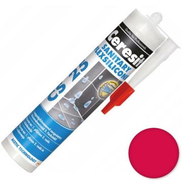 Silikon sanitarny Ceresit CS25 280ml CHILI