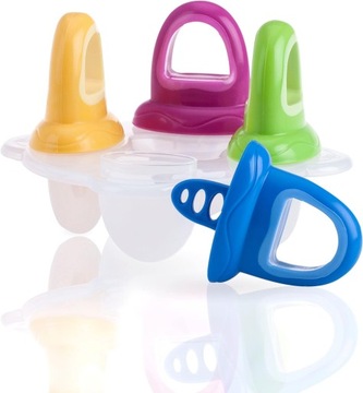 NUBY foremki do lodów w kształcie smoczka 6m+