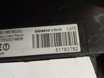 MODUL 51783782 S118578020J RENAULT SCENIC III (2009-)