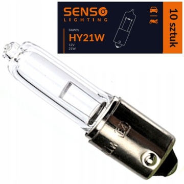 ŻARÓWKA SENSO HY21W 12V BAW9s BIAŁA
