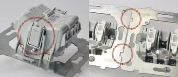 Одиночный разъем OSPEL AS ŁP-1G/m/00 БЕЛЫЙ