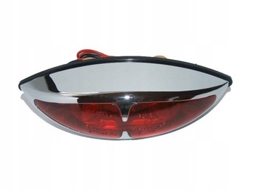 УНИВЕРСАЛЬНЫЙ ХРОМИРОВАННЫЙ ЗАДНИЙ ФОНАРЬ С ОДОБРЕНИЕМ