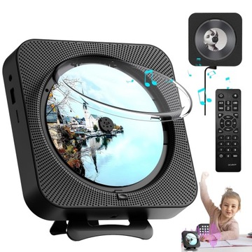 ODTWARZACZ CD NAŚCIENNY WIELOFUNKCYJNY RADIO FM 6 ŚWIATEŁ TŁA BLUETOOTH 5.1
