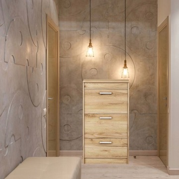 ВЫСОКИЙ ШКАФ ДЛЯ ОБУВИ ALASKA 13 GOLDEN OAK HALL