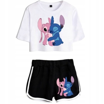 PIŻAMA STICH ANGEL MIŁOŚĆ ROZMIARY T-SHIRT KOMPL