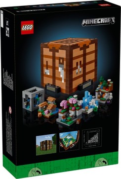 LEGO Minecraft 21265 Верстак 1195 шт. 12 биомов, 8 микрофигурок