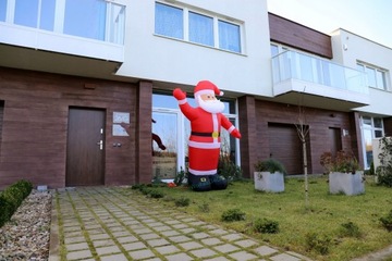 НАДУВНАЯ САНТА-ГИГАНТ 3,5М НАСОСНАЯ / LED Новогодние гирлянды, снеговик, ёлка