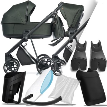 WÓZEK 2W1 ROAN IVI BLACK FOREST I + ADAPTERY MC