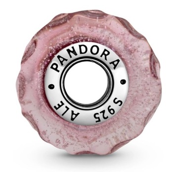 Charms Różowe Fale Murano Pandora 798872C00