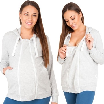 BLUZA CIĄŻOWA DO KARMIENIA ROZM M