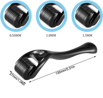 ИГОЛЬЧАТЫЙ РОЛИК ДЛЯ МЕЗОТЕРАПИИ МАССАЖЕР ДЛЯ ЛИЦА 3 шт.