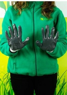 Перчатки NITRILE WORK VAMPS, защитные перчатки GARDEN LATEX