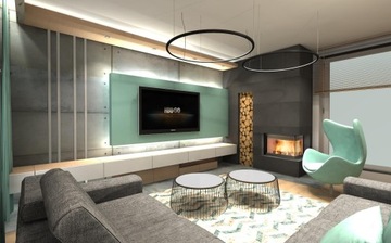 Projektowanie Wnętrz + Wizualizacje + Specyfikacja