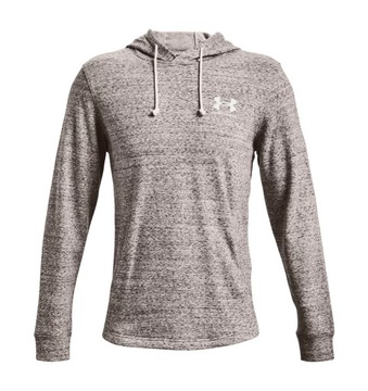 BLUZA MĘSKA UNDER ARMOUR Z KAPTUREM SZARA M