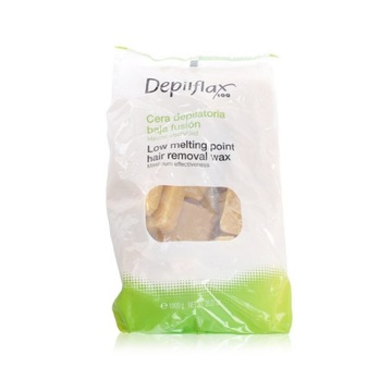 DEPILFLAX ТВЕРДЫЙ ВОСК, БЕЗ ПОЛОСОК, ДЛЯ ДЕПИЛЯЦИИ 1 КГ