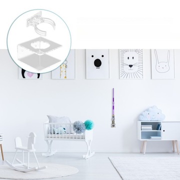 ДЕРЖАТЕЛЬ ДЛЯ ХРАНЕНИЯ МЕЧА АКРИЛОВАЯ ПОДСТАВКА ПРОЗРАЧНАЯ СТЕНА