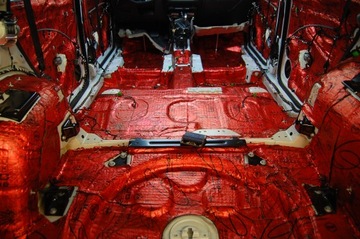 Легкий бутиловый коврик 4мм с пеной 2в1 50х32см с клеем водостойкий резонанс