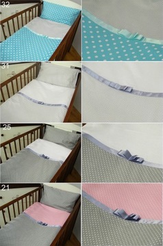 2 куска 90х120 Хлопковое постельное белье с бантом, наволочки