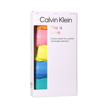 CALVIN KLEIN SLIPY MĘSKIE 5-PACK HIP BRIEFS S