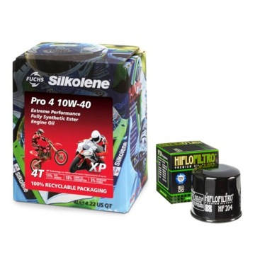 Olej FUCHS Silkolene PRO 4 XP 10W40 4l + HF204
