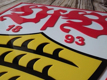 Herb VfB Stuttgart na ścianę do domu prezent na święta dla chłopaka męża