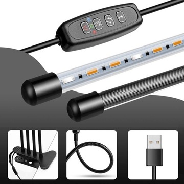 2 x лампа для выращивания растений, 40 светодиодных панелей, таймер + водонепроницаемый пульт дистанционного управления