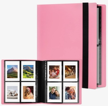 ALBUM NA ZDJĘCIA INSTAX MINI FUJIFILM CZARNY 160 KIESZENI POLAROID 4O STRON