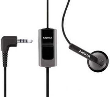ORYGINALNE SŁUCHAWKI NOKIA HS-40 MONO JACK 2.5 mm MIKROFON STARE NOKIE