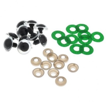 2x worek 10 plastikowych oczu lalek