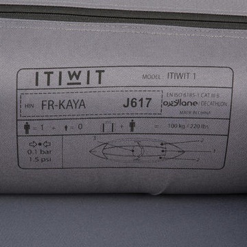 Itiwit 1-местный пневматический туристический каяк