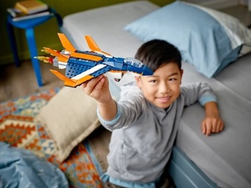 LEGO CREATORS РЕАКТИВНЫЙ ВЕРТОЛЕТ МОТОРНАЯ ЛОДКА 3в1