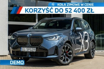 BMW X3 G45 2025 BMW X3 NOWE BMW X3 20d xDrive DEMO- Koła zimowe w