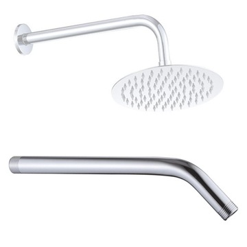 Shower Head Extension Arm Durable Accessories Easy to Install Wall Pipes