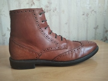 BUTY MĘSKIE FULL BROKS TIGER SKÓRA NAT. ROZ.EU-45
