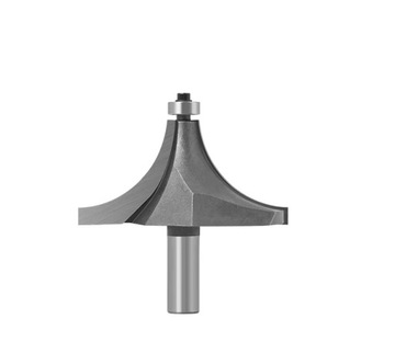 Frez do drewna zaokrąglający R30 chwyt 12mm węglik do krawędzi