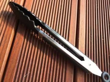 ЩИПЦЫ КУХОННЫЕ СТАЛЬНЫЕ УНИВЕРСАЛЬНЫЕ ДЛЯ ПОДАЧИ ЕДЫ НА ГРИЛЛЕ 27см