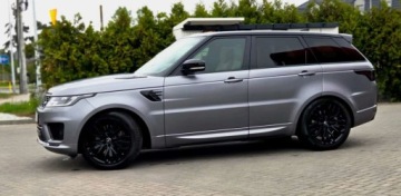 Land Rover Range Rover Sport II SUV Facelifting 5.0L V8 S/C 525KM 2019 Land Rover Range Rover Sport Benzyna 525KM PPF 4x4 Kamery 360 Panorama Doc, zdjęcie 4