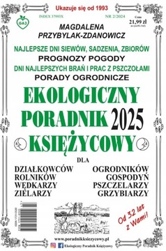 Ekologiczny Poradnik Księżycowy 2025 Magdalena Przybylak-Zdanowicz