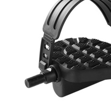 Pedały platformowe 3 łożyska maszynowe czarny