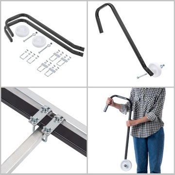 UCHWYT DO DRABINY NA DACH KALENICĘ UNIWERSALNY DACHOWY STALOWY MOCOWANIE