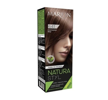 MARION Natura farba do włosów 641 Kasztanowy brąz