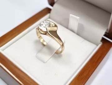 ЗОЛОТОЕ КОЛЬЦО С ЦИРКОНИЕМ P585 3.31G R19