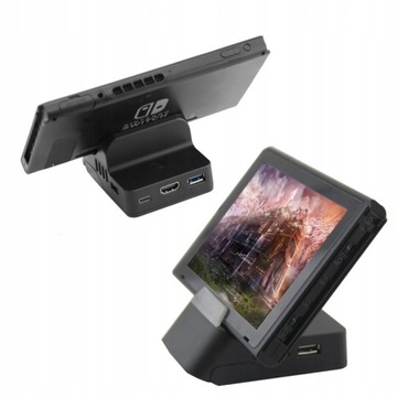 PRZENOŚNY HUB USB-C HDMI DO SWITCH BAZA DOKU