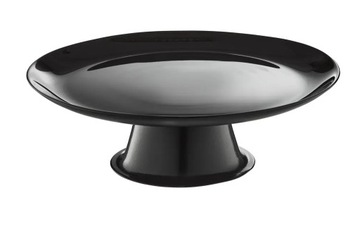 PATERA SZKLANA TALERZ DO CIASTA AMBITION 32 CZARNY