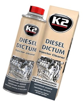 K2 DIESEL DICTUM 0,5л очищает дизельные форсунки