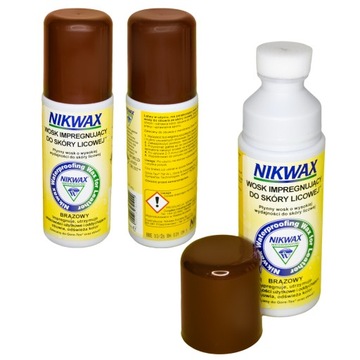 IMPREGNAT DO BUTÓW WOSK NIKWAX SKÓRA BRĄZ 125ml