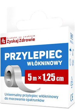 PRZYLEPIEC WŁÓKNINOWY 5m x 1,25cm