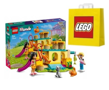 LEGO Friends 42612 Przygody na kocim placu zabaw + torebka prezentowa